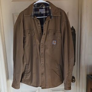 Carhartt Men's Tan Shirt Jacket